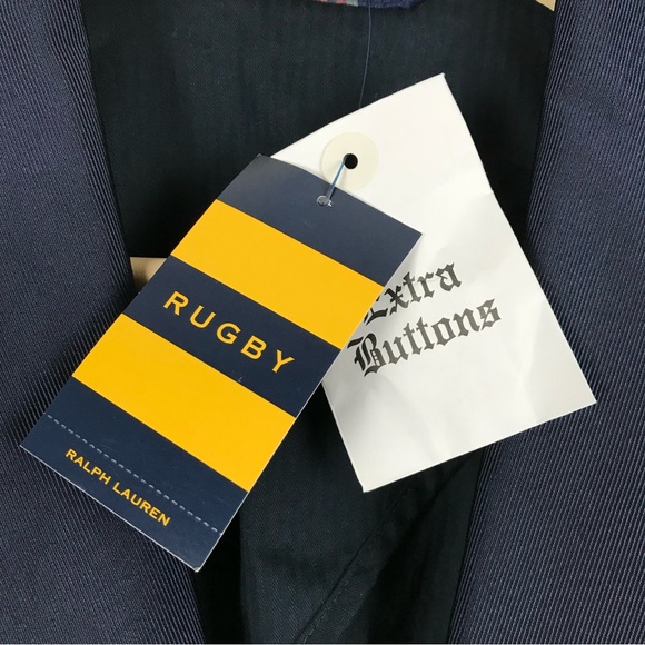 Ralph Lauren Rugby Plaid Blazer Jacket NWT - Picture 3 of 8